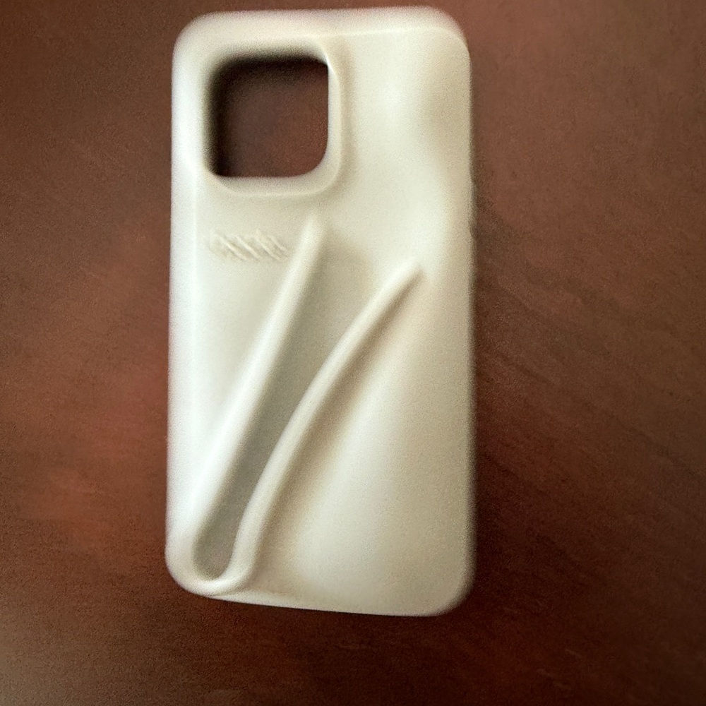 Gray Phone Case with Unique Design
